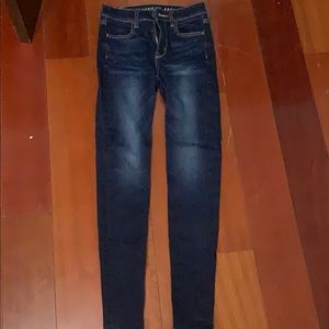anerican eagle dark wash jeggings
